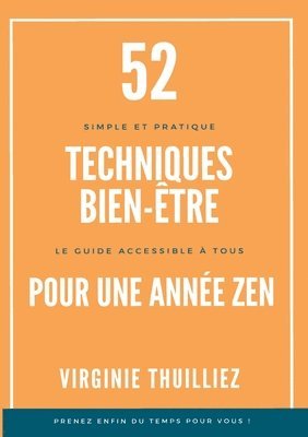 bokomslag 52 Techniques Bien-tre pour une Anne Zen