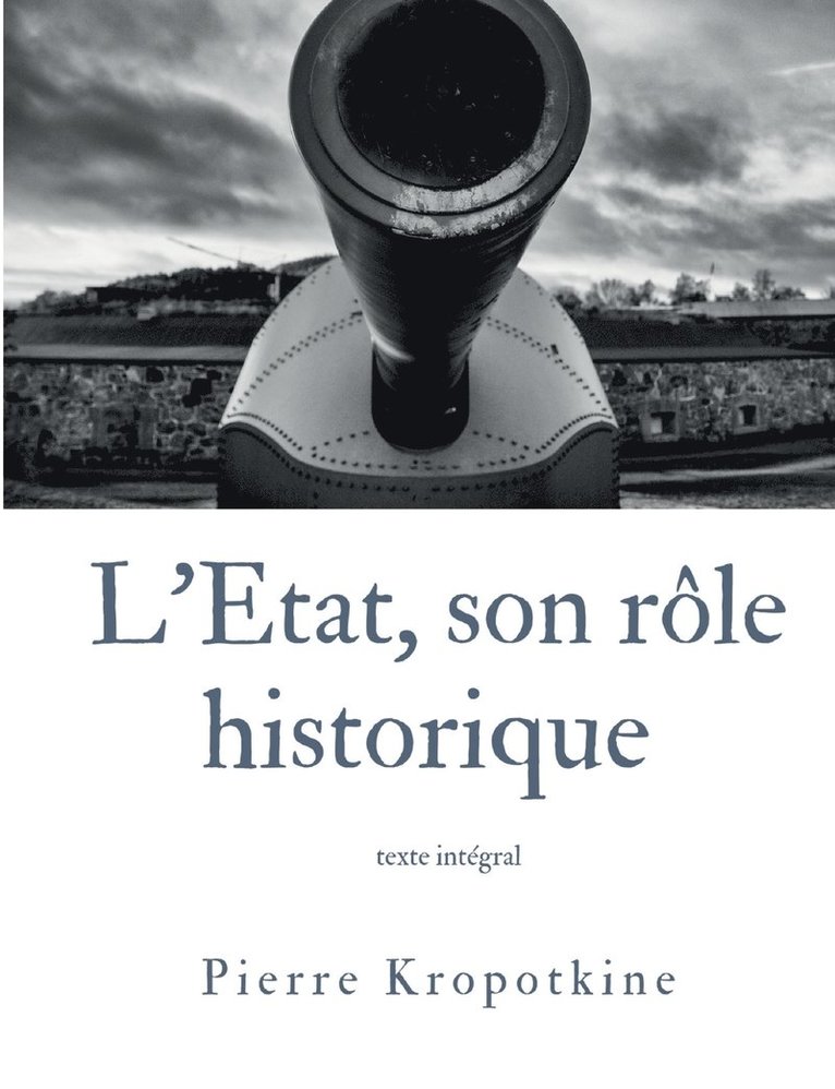 L'tat, son rle historique 1