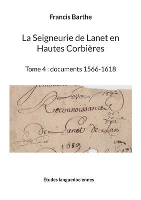 La Seigneurie de Lanet en Hautes Corbires 1