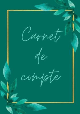 Carnet de compte à remplir