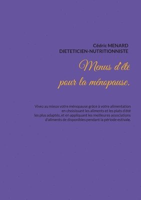 bokomslag Menus d'été pour la ménopause.