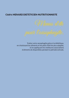 bokomslag Menus d'été pour l'oesophagite.