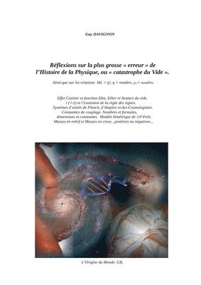 bokomslag Réflexions sur la plus grosse "erreur" de l'Histoire de la Physique
