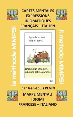 bokomslag Cartes mentales expressions idiomatiques français italien: Mappe mentali idiomi francese italiano