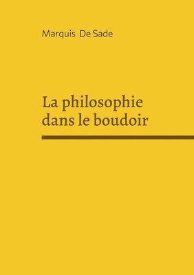philosophie dans le boudoir