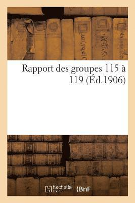 bokomslag Rapport Des Groupes 115 À 119