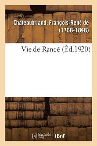 bokomslag Vie de Rancé