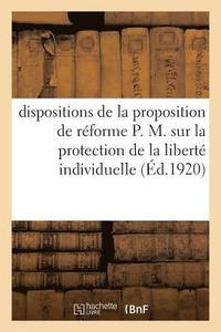bokomslag Observations Sur Certaines Dispositions de la Proposition de Réforme P. M.