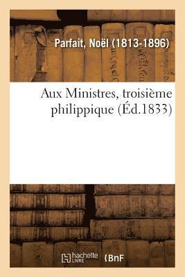 bokomslag Aux Ministres, Troisime Philippique