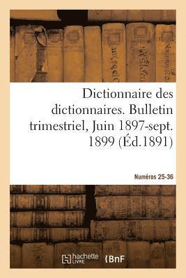 bokomslag Dictionnaire Des Dictionnaires. Nouveau Dictionnaire Des Dictionnaires Illustré