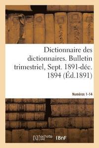 bokomslag Dictionnaire Des Dictionnaires. Nouveau Dictionnaire Des Dictionnaires Illustré