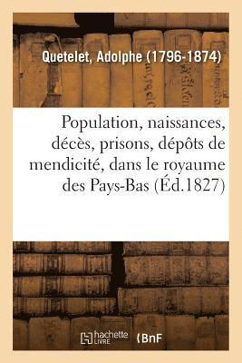 bokomslag Recherches Sur La Population, Les Naissances, Les Dcs, Les Prisons, Les Dpts de Mendicit