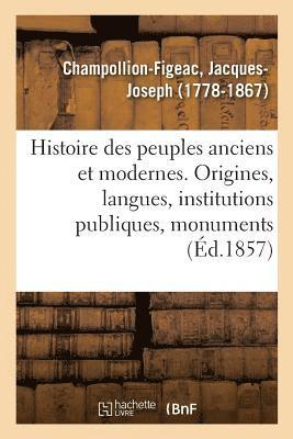 bokomslag Histoire des peuples anciens et modernes