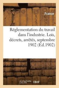 bokomslag Rglementation Du Travail Dans l'Industrie. Lois, Dcrets, Arrts, Septembre 1902