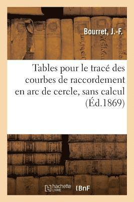 bokomslag Tables Pour Le Tracé Des Courbes de Raccordement En ARC de Cercle, Sans Calcul, Sans Connaître