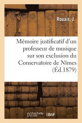 bokomslag Mémoire Justificatif d'Un Professeur de Musique