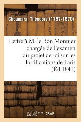 bokomslag Lettre  M. Le Bon Monnier, Rapporteur de la Chambre Des Pairs