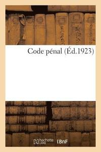 bokomslag Code Pénal