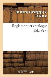 bokomslag Reglement Et Catalogue