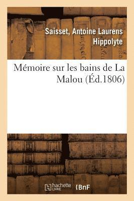 bokomslag Mémoire Sur Les Bains de la Malou