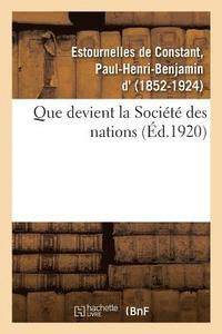 bokomslag Que Devient La Socit Des Nations ?