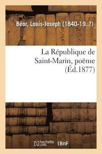 bokomslag République de Saint-Marin, poëme