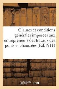 bokomslag Nouveau Cahier Des Clauses Et Conditions Generales Imposees Aux Entrepreneurs Des Travaux Des Ponts