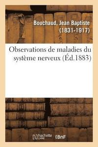 bokomslag Observations de Maladies Du Systme Nerveux