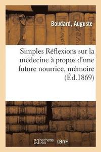 bokomslag Simples Reflexions Sur La Medecine A Propos d'Une Future Nourrice, Memoire