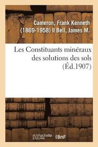bokomslag Les Constituants Mineraux Des Solutions Des Sols