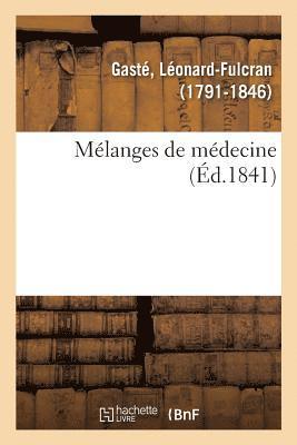 bokomslag Mélanges de Médecine