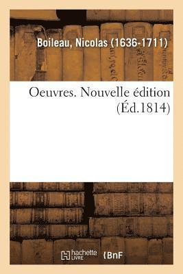 Oeuvres. Nouvelle dition 1