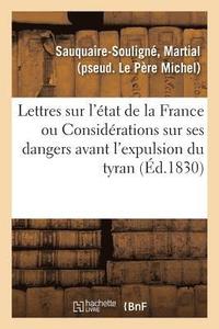 bokomslag Lettres Sur l'État de la France