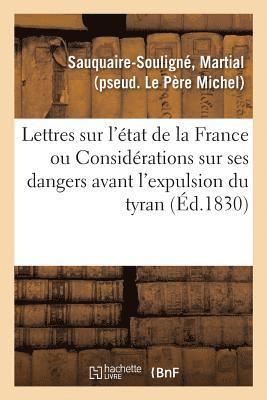 bokomslag Lettres Sur l'État de la France