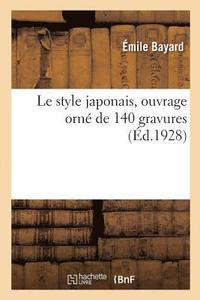 bokomslag style japonais, ouvrage orné de 140 gravures
