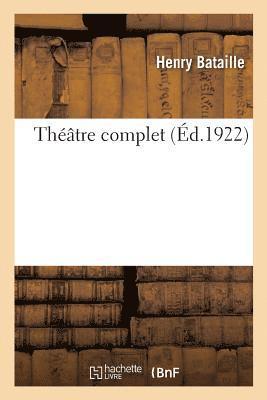 Thtre Complet. Tome 7 1