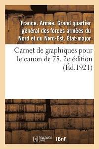 bokomslag Carnet de Graphiques Pour Le Canon de 75. 2e Édition