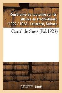 bokomslag Canal de Suez