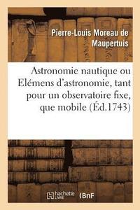 bokomslag Astronomie Nautique