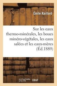 bokomslag Sur Les Eaux Thermo-Minerales, Les Boues Minero-Vegetales, Les Eaux Salees Et Les Eaux-Meres