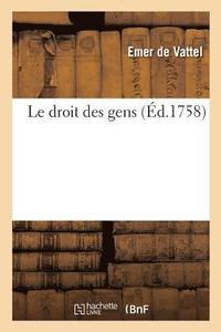 bokomslag Le Droit Des Gens
