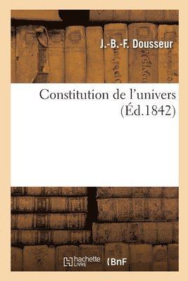 Constitution de l'Univers 1