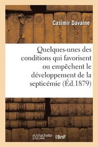 bokomslag Recherches sur quelques-unes des conditions qui favorisent