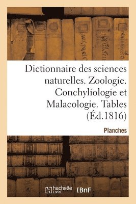Dictionnaire Des Sciences Naturelles. Planches. Zoologie. Conchyliologie Et Malacologie. Tables 1