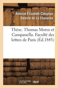 bokomslag Thse. Thomas Morus Et Campanella Ou Essai Sur Les Utopies Contemporaines