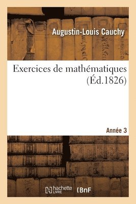 Exercices de Mathmatiques. Anne 3 1