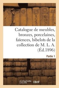 bokomslag Catalogue de Meubles Anciens, Bronzes, Porcelaines, Faences, Bibelots, Tableaux, Dessins, Gravures