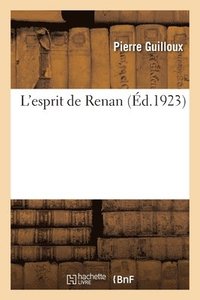 bokomslag L'Esprit de Renan