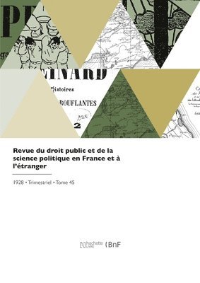 Revue Du Droit Public Et de la Science Politique En France Et  l'tranger 1