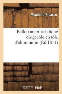 bokomslag Ballon anermastatique dirigeable en tle d'aluminium